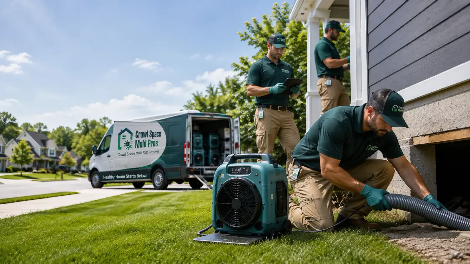 Crawl Space Mold Removal in Milford, NJ